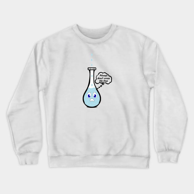 Solution Dilution Crewneck Sweatshirt by Polyart